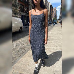 Brandy Melville Colleen Slip Dress in Navy Floral